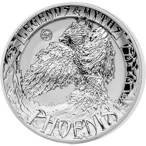 Solomon Islands / Silver Two Ounces 2017 Phoenix - reverse photo