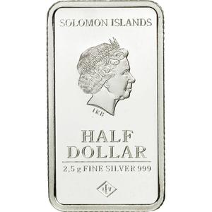 Solomon Islands / 2.5 Grams Silver 2015 Toronto - reverse photo