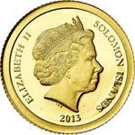 Solomon Islands / Ten Dollars Gold 2013 Nefertiti - obverse photo