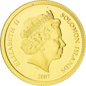 Solomon Islands / Ten Dollars Gold 2007 Colosseum - obverse photo