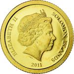 Five Dollars Gold 2011 Great Pyramid: Photo Coin, Solomon Islands, Ten Dollars Gold 2011 Great Pyramid / thumbnail