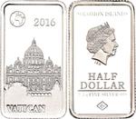 Silver Two and a Half Grams 2016 Vatican: Photo Coin, Solomon Islands, Silver Two and a Half Grams 2016 Vatican / thumbnail
