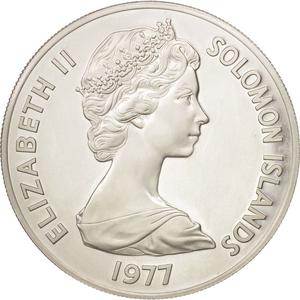 Solomon Islands / Five Dollars 1977 - obverse photo