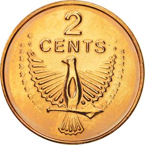 Solomon Islands / Two Cents 1981 - reverse photo