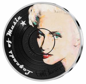 Solomon Islands / Silver Ounce 2019 Madonna - reverse photo