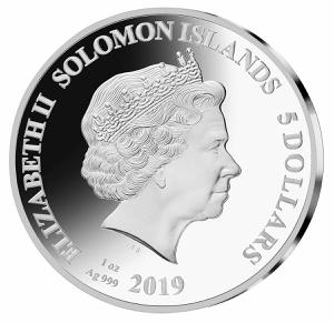 Solomon Islands / Silver Ounce 2019 Mick Jagger - obverse photo
