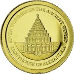 Solomon Islands / Five Dollars Gold 2011 Lighthouse of Alexandria - obverse photo