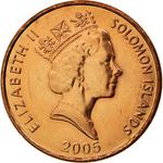 One Cent 2005: Photo Coin, Solomon Islands, One Cent 2005 / thumbnail