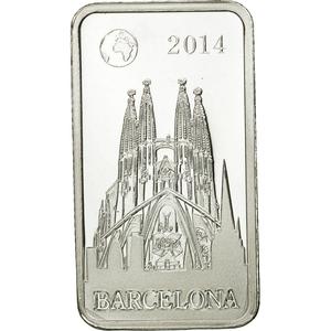 Solomon Islands / 2.5 Grams Silver 2015 Barcelona - obverse photo