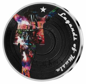 Solomon Islands / Silver Ounce 2019 Michael Jackson - reverse photo