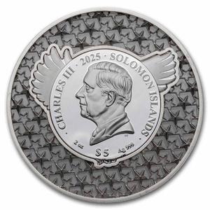 Solomon Islands / Silver Two Ounces 2025 Filigree American Eagle - obverse photo