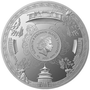 Solomon Islands / Silver Fifty Grams 2022 Panda 40th Anniversary - obverse photo