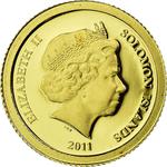 Five Dollars Gold 2011 Hanging Gardens: Photo Coin, Solomon Islands, Ten Dollars Gold 2011 Hanging Gardens / thumbnail