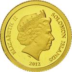 Five Dollars Gold 2012 Maya Calendar: Photo Coin, Solomon Islands, Five Dollars Gold 2012 Maya Calendar / thumbnail