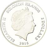 Two Dollars Silver 2015 Sphinx: Photo Coin, Solomon Islands, Two Dollars Silver 2015 Sphinx / thumbnail