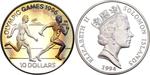 Silver Ounce 1994 Olympic Games - Relay Runners: Photo Coin, Solomon Islands, Silver Ounce 1994 Olympic Games - Relay Runners / thumbnail