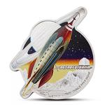 Silver Ounce 2021 Retro Rocket: Photo Coin, Solomon Islands, Silver Ounce 2021 Retro Rocket / thumbnail