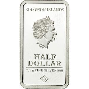 Solomon Islands / 2.5 Grams Silver 2015 New York - reverse photo