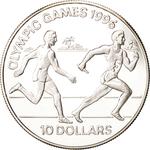 Ten Dollars 1994 Relay Race: Photo Coin, Solomon Islands, Ten Dollars 1994 Relay Race / thumbnail