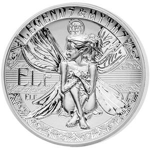 Solomon Islands / Silver Two Ounces 2018 Elf - reverse photo