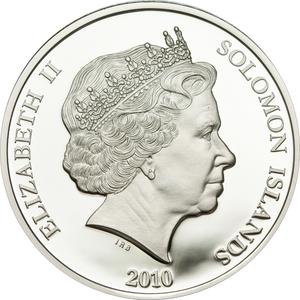 Solomon Islands / Ten Dollars Silver 2010 SMS Gneisenau - obverse photo