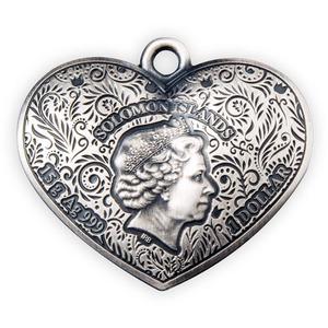 Solomon Islands / Silver Fifteen Grams 2021 Eternal Love - obverse photo