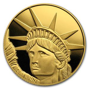 Solomon Islands / Gold Quarter Ounce 2016 Lady Liberty (Head) - reverse photo