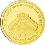 Ten Dollars Gold 2007 Chichen Itza: Photo Coin, Solomon Islands, Ten Dollars Gold 2007 Chichen Itza / thumbnail