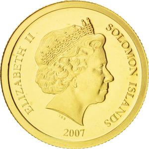 Solomon Islands / Ten Dollars Gold 2007 Petra - obverse photo