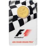 Gold Quarter Ounce 2016 Formula 1 Abu Dhabi Grand Prix: Photo Coin, Solomon Islands, Gold Quarter Ounce 2016 Formula 1 Abu Dhabi Grand Prix / thumbnail