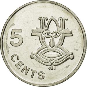 Solomon Islands / Five Cents 2005 - reverse photo