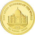 Ten Dollars Gold 2007 Taj Mahal: Photo Coin, Solomon Islands, Ten Dollars Gold 2007 Taj Mahal / thumbnail