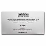 Silver Ounce 2021 Age of Dinosaurs: Photo Coin, Solomon Islands, Silver Ounce 2021 Age of Dinosaurs / thumbnail