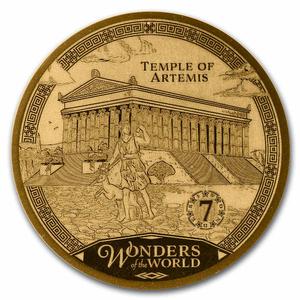 Solomon Islands / Gold Hundredth-Ounce 2023 Temple of Artemis - reverse photo