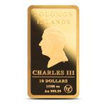 Gold Hundredth-Ounce 2024 Britannia: Photo Coin, Solomon Islands, Gold Hundredth-Ounce 2024 Britannia / thumbnail
