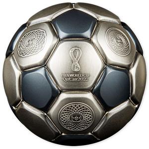 Solomon Islands / Silver Three Ounces 2022 Soccer Ball - obverse photo
