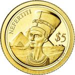 Solomon Islands / Ten Dollars Gold 2013 Nefertiti - reverse photo