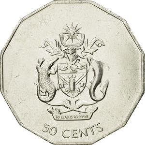 Solomon Islands / Fifty Cents 2005 - reverse photo