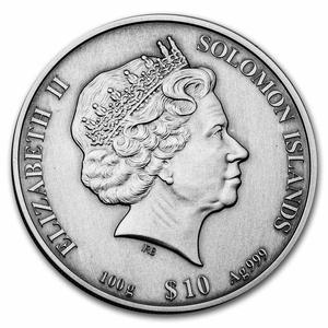 Solomon Islands / Silver One Hundred Grams 2022 Versailles - obverse photo