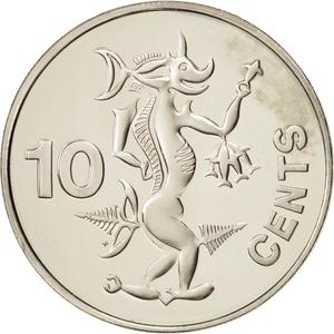 Solomon Islands / Ten Cents 1978 - reverse photo
