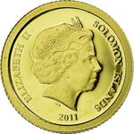Five Dollars Gold 2011 Mausoleum: Photo Coin, Solomon Islands, Ten Dollars Gold 2011 Mausoleum / thumbnail