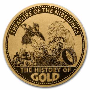 Solomon Islands / Gold Hundredth-Ounce 2023 Treasure of the Nibelungs - reverse photo