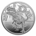 Silver Ounce 2021 Age of Dinosaurs: Photo Coin, Solomon Islands, Silver Ounce 2021 Age of Dinosaurs / thumbnail