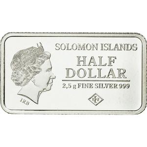 Solomon Islands / 2.5 Grams Silver 2015 Rome - reverse photo
