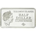 2.5 Grams Silver 2015 Rome: Photo Coin, Solomon Islands, 2.5 Grams Silver 2015 Rome / thumbnail
