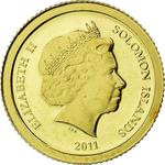 Five Dollars Gold 2011 Colossus: Photo Coin, Solomon Islands, Five Dollars Gold 2011 Colossus / thumbnail