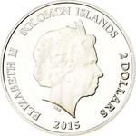 Two Dollars Silver 2015 Gods: Photo Coin, Solomon Islands, Two Dollars Silver 2015 Gods / thumbnail