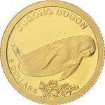 Five Dollars Gold 2011 Dugong Dugon: Photo Coin, Solomon Islands, Ten Dollars Gold 2011 Dugong Dugon / thumbnail