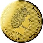 Ten Dollars Gold 2017 Single 9 Pond: Photo Coin, Solomon Islands, Ten Dollars Gold 2017 Single 9 Pond / thumbnail
