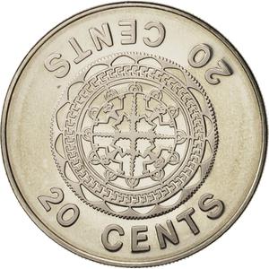 Solomon Islands / Twenty Cents 1978 - reverse photo